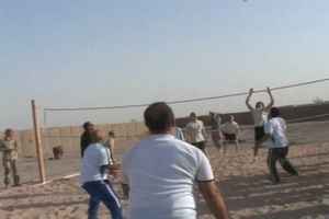 MMT and Iraq Army Volleyball Game and Cookout