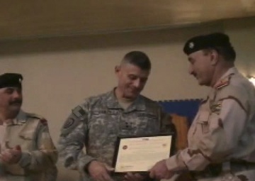 Commander Multi-National Corps- Iraq Attends Brief and Award Ceremony