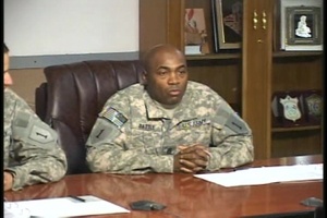 Col. Martin and Sgt. Maj. Battle Town Hall Meeting, Part 3