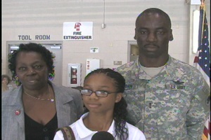 Chief Warrant Officer Ladson and Family