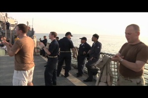 Red Bull Rock Band, Center Mass, Plays on USS Decatur