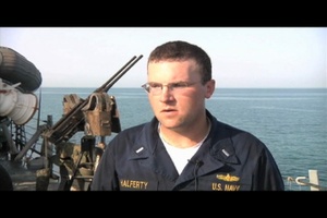 U.S. Destroyer, USS Decatur Defending Al Basrah Oil Terminal