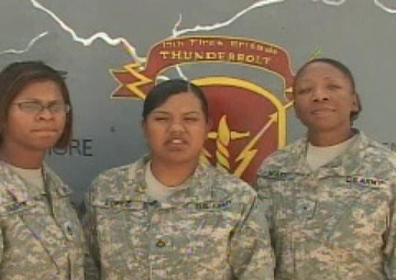 Pfc. Lopez, Staff Sgt. Vaughn and Warrant Officer Ward
