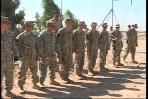 U.S. Soldiers Conduct Riot Control Training