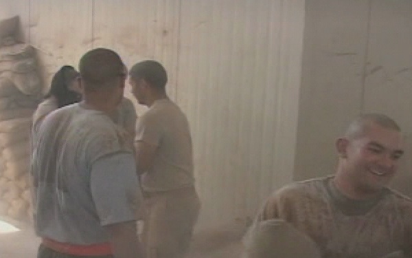 Removing Sandbags at FOB Silo