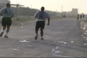 Bomb Technician Runs 13th Air Force Marathon in Memory of a Friend.