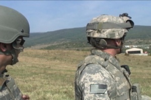 U.S. and Bulgarian Soldiers Practice a Raid on a Terrorist Hideout