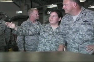 Air Force Report: Gen. North Visit