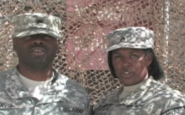 Staff Sgt. Davis and Staff Sgt. Bell