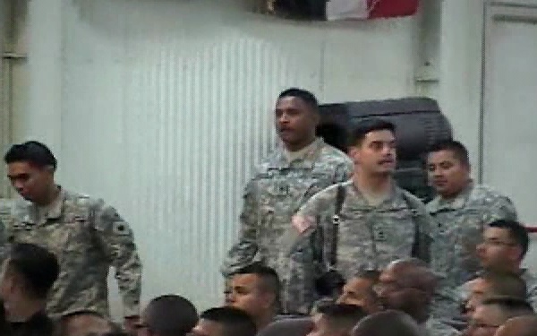 Naturalization Ceremony at Camp Bondsteel, Part 1