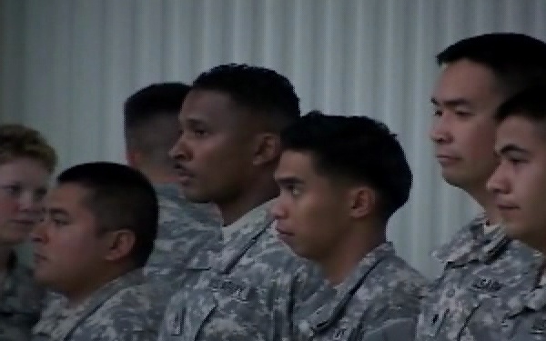 Naturalization Ceremony at Camp Bondsteel, Part 2