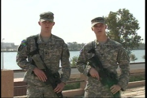Spc. Custis and Spc. Hammond