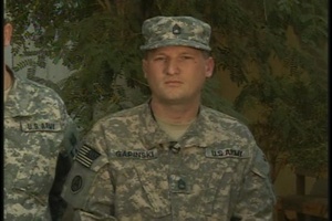 Staff Sgt. Gapinski, 1LT Civiletta-Kalich