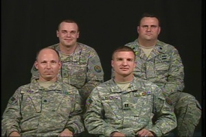 Lt. Col. Ellison, Lt. Col. King, Staff Sgt. Moore and Capt. Yun