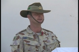 Australian Troops Remembrance Day Ceremony in Baghdad