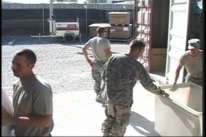 Airmen Volunteer at Post Office, Package
