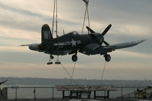 Dedication of Corsair to USS Midway on Veteran's Day 2009, Part 1