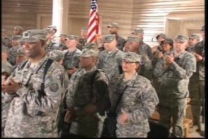 Live Shots from Iraq for the American Patriots Awards Ceremony