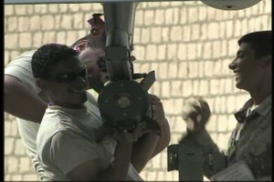 Iraqi Air Force Hellfire launch