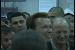 Gov. Schwarzenegger Visits Service Members, Part 2