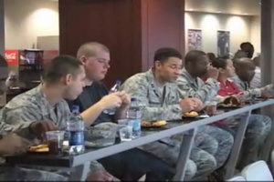 Service Members Assist the Arizona Cardinals