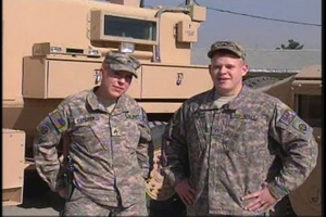 Sgt. Carlson and Pfc. Gruman