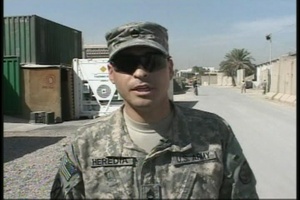 Staff Sgt. Heredia (in Spanish)