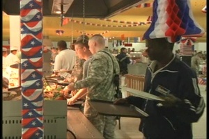 Thanksgiving Dinner for Troops in Iraq