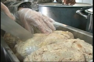 Turkey Day for Troops