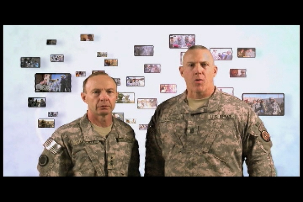 DVIDS - Video - Lt. Gen. Jacoby, Command Sgt. Major Grippe