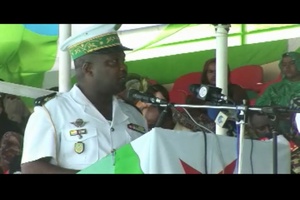 Addressing Djibouti Troops