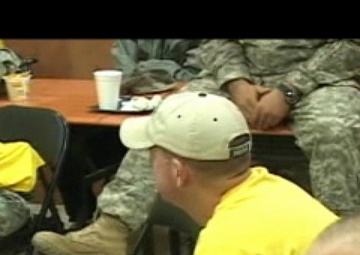 41st IBCT Soldiers Watch Oregon Ducks Vs Oregon Beavers Football Game