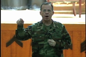Adm. Mullen Town Hall at Camp Lejeune, Part 1