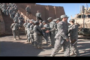 Troops Leaving Ziggurat