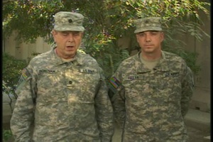Lt. Col. Donovan and Sgt. Feller