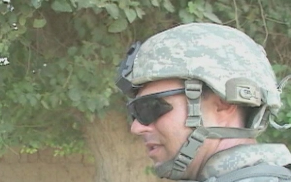 U.S. Soldiers Question Residents To Gather Demographic Information