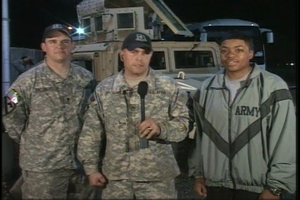 Sgt. 1st Class Brogan, Spc. Gammage and Spc. Baggett