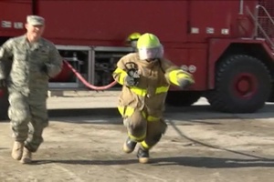 Ali Base Firefighters Train Iraqis
