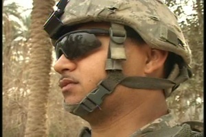 Iraqi Police Lieutenant Shadows Army Lieutenant