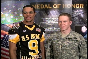 Sgt. Scott and Keenan Allen