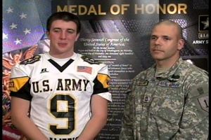 Sgt. 1st Class Sutczak and Jake Heaps
