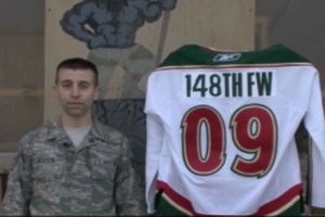 455th ECES Send Hockey Day Shoutouts to Minnesota