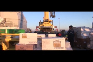 U.S. Navy Sailors Load Supplies