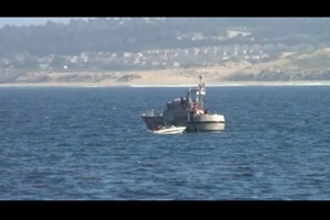 Coxwain and Boatcrew From CG Station Monterey Rescue Stranded Boaters