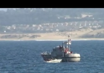 Coxwain and Boatcrew From CG Station Monterey Rescue Stranded Boaters
