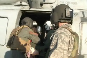 U.S. Servicemen Transport Patients