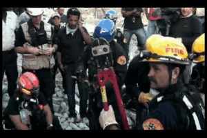 Los Angeles Fire Rescue Team Clear Rubble in Haiti