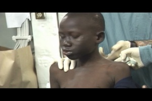 Haitian Victims Brought Aboard USS Bataan