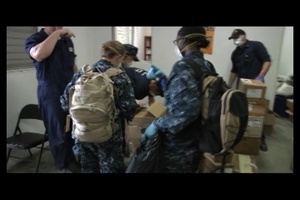 Sailors Aboard USS Gunston Hall Assist in Operation Unified Response