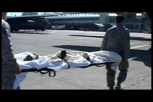 Haiti Disaster Relief  C-130 Medevac